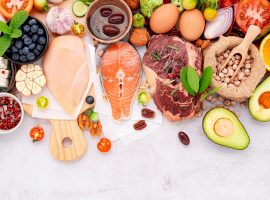 Different types of food