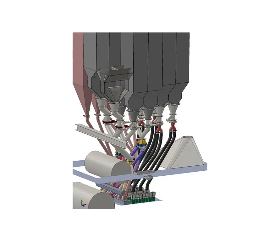 Multi-hopper dispensing system used for precise control of multiple ingredients