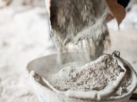 Cement being poured